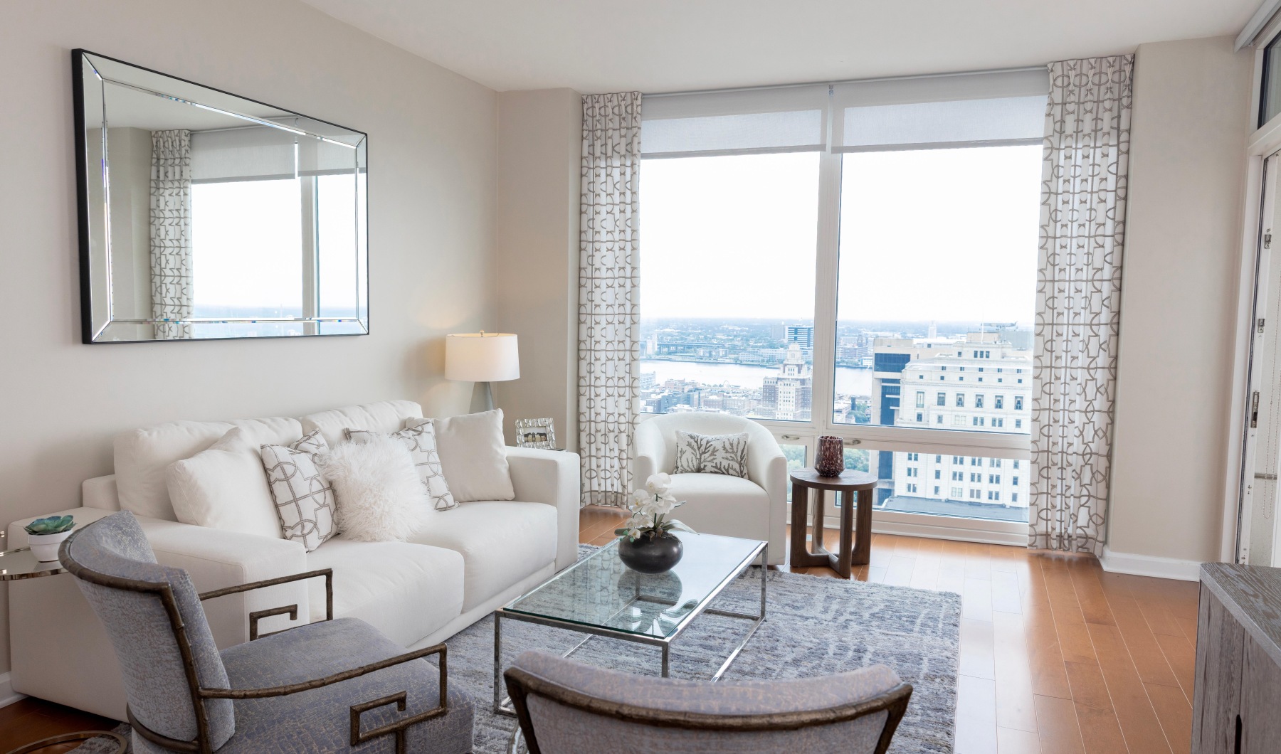 floor to ceiling windows